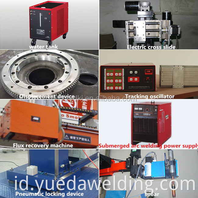 Yueda Pipa Kecil Automatic Submerged Arc Welding Column dan Boom Inner Cladding Welding Manipulator